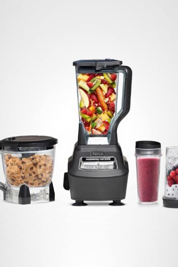 Ninja Kitchen System | All-in-One Food Processor & Blender for Smoothies | Includes Pitcher, (2) 16 oz. To-Go Cups & 8-Cup Bowl | Makes Salsa, Dough, Shakes, & Frozen Drinks | 1500W | Black | BL770 Share